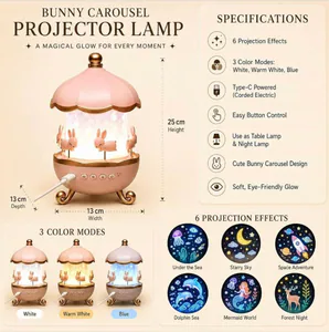 Bunny Carousel Lamp – photo 3