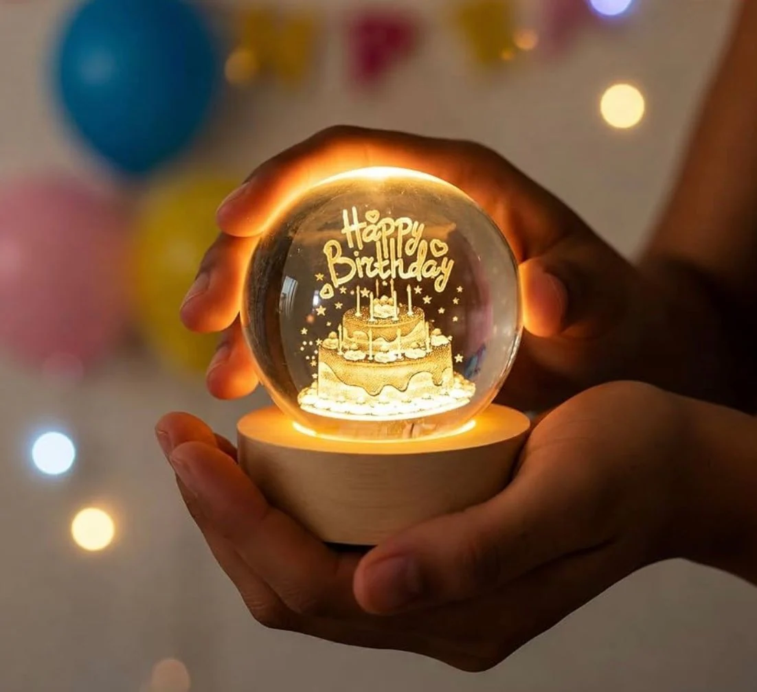 Crystal Ball Lamp – photo 2