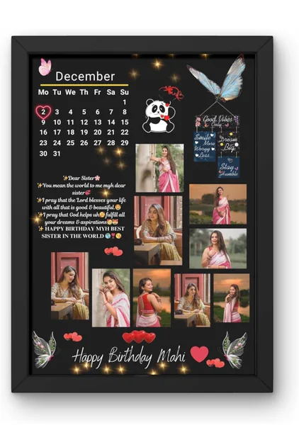Customised Birthday Frame