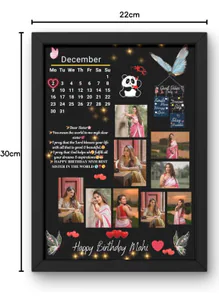 Customised Birthday Frame – photo 2