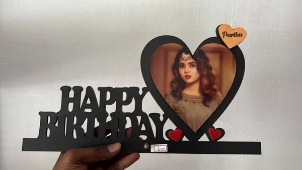 Customised Happy Birthday Stand