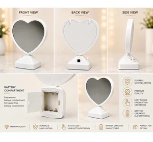 Customised Heart Magic Mirror – photo 3