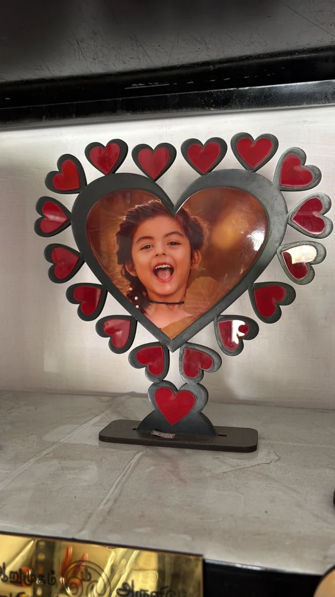 Customised Heart Table Top