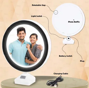 Customised Round Magic Mirror – photo 3