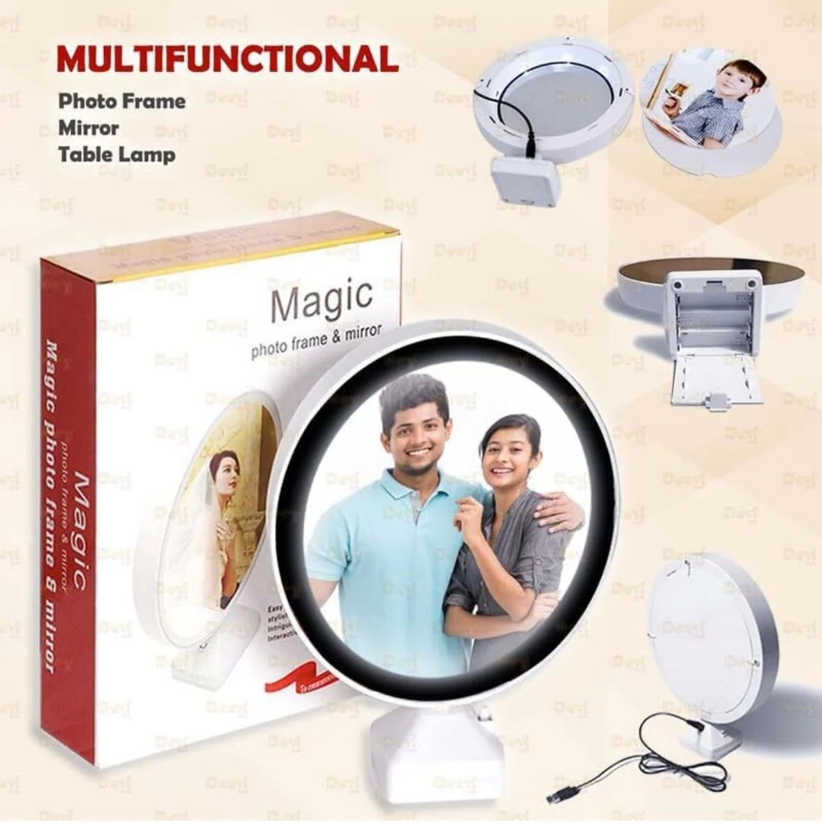 Customised Round Magic Mirror – photo 4