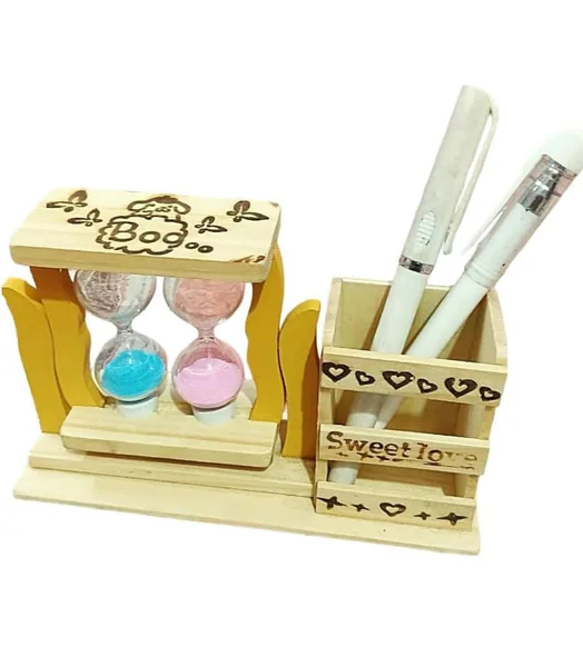 Double Hourglass Pen Stand