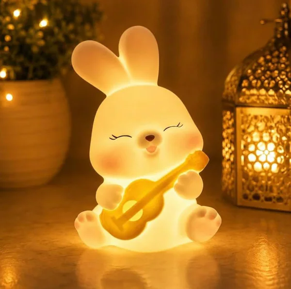 Guitar Bunny Lamp