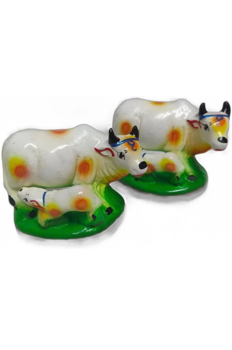 Kamadhenu Cow and Calf Statue
