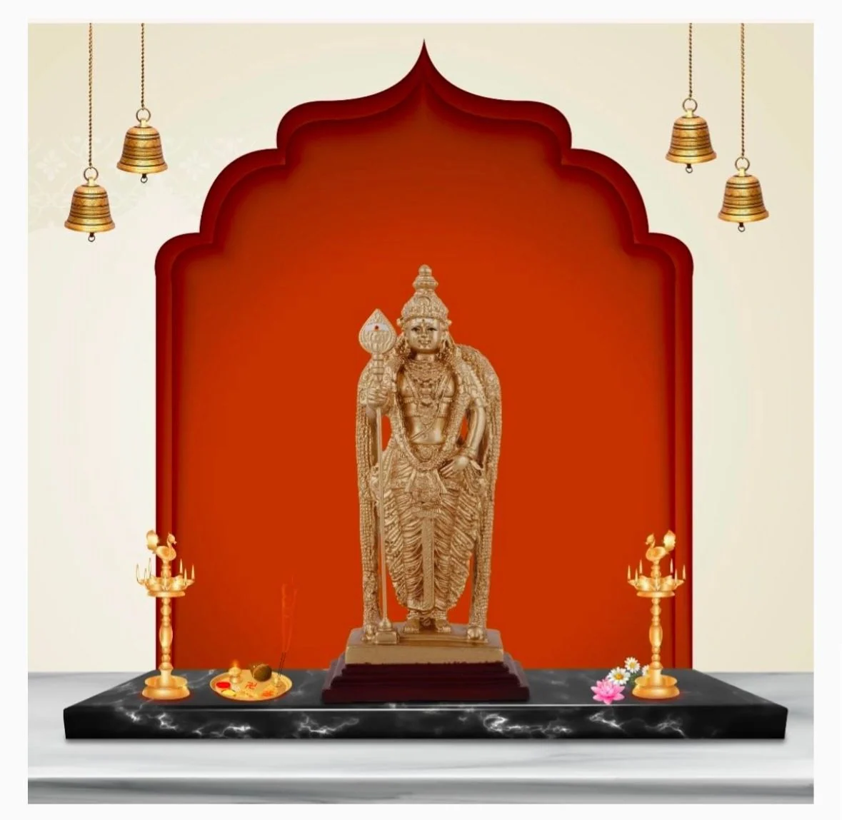 Murugan Idol (4 Inch)