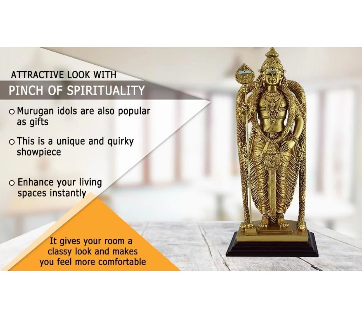 Murugan Statue (6 Inch) – photo 3