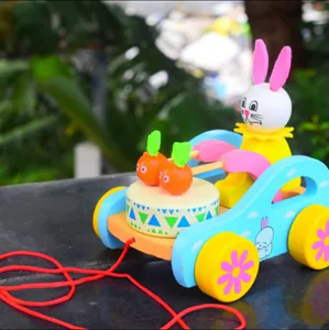 Rabbit Pull Along Toy – photo 2