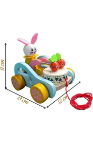 Rabbit Pull Along Toy – photo 3