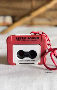 Retro Recorder Keychain