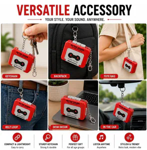 Retro Recorder Keychain – photo 3