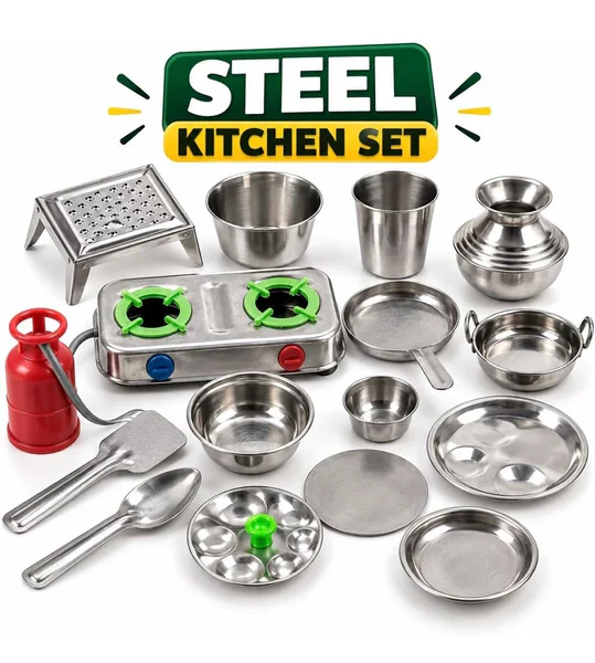 Steel Kitchen Set