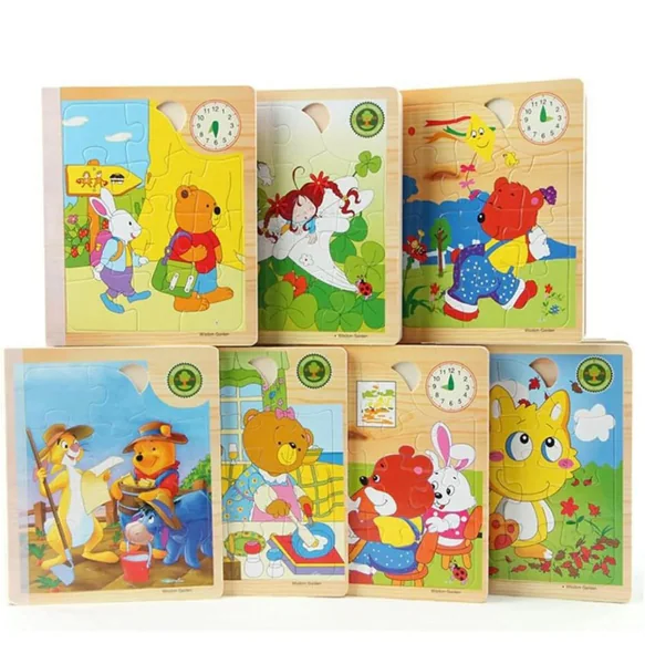 Wooden Book Puzzle