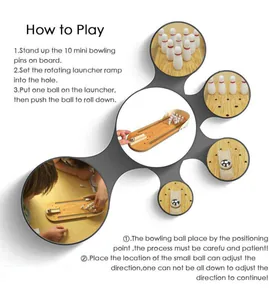 Wooden Bowling Game – photo 2