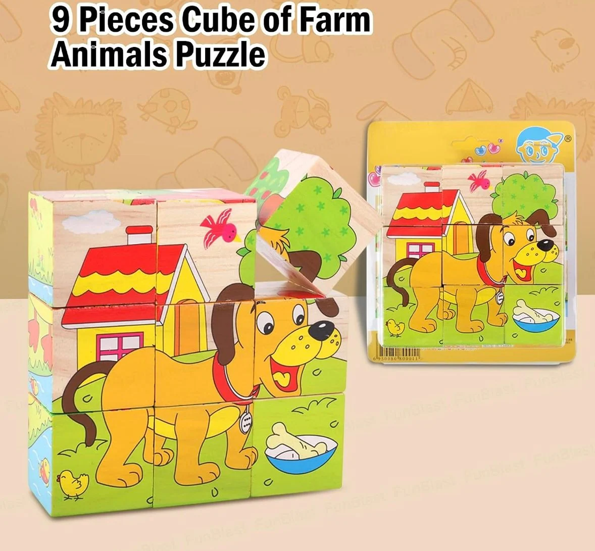 Wooden Cube Puzzle – photo 2