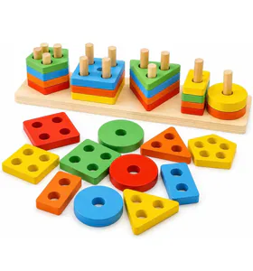 Wooden Geometric Shape Sorter