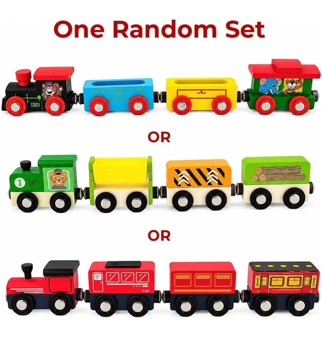 Wooden Magnet Train
