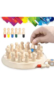 Wooden Memory Chess – photo 2