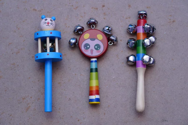 Wooden Rattles (Pack of 3)
