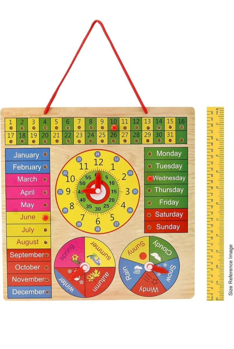 Wooden Seasonal Calendar
