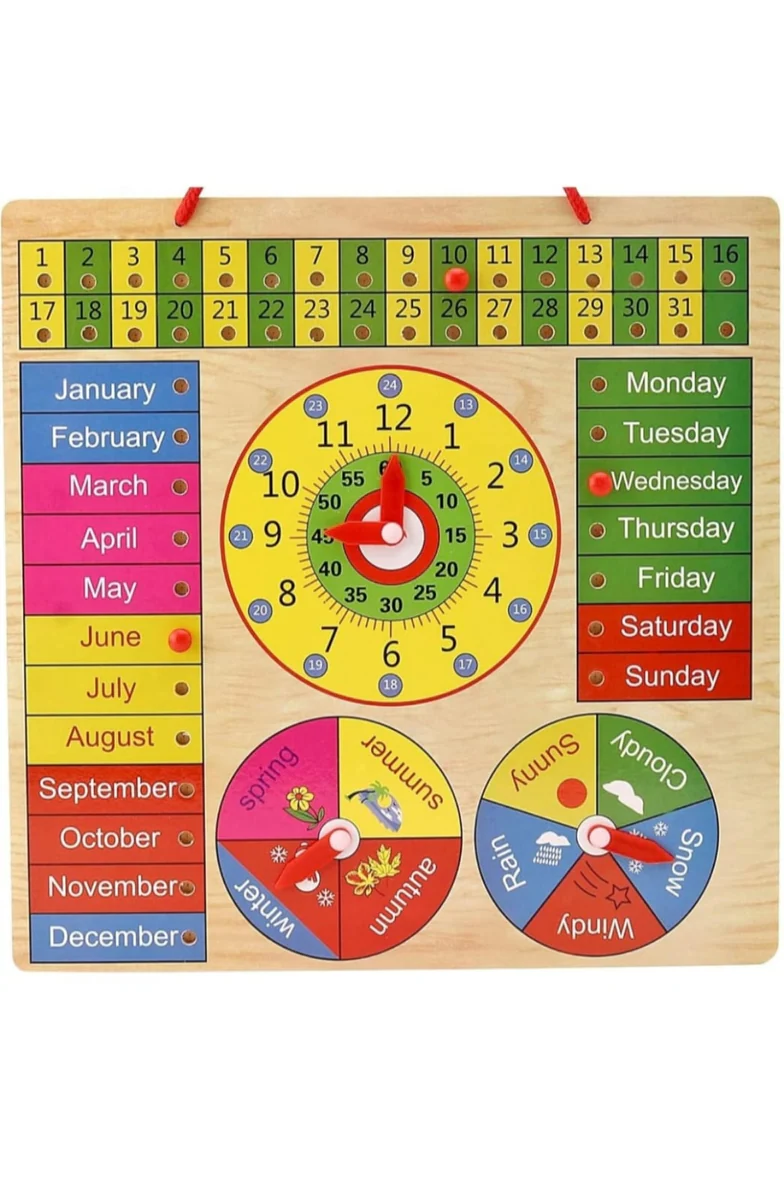 Wooden Seasonal Calendar – photo 2