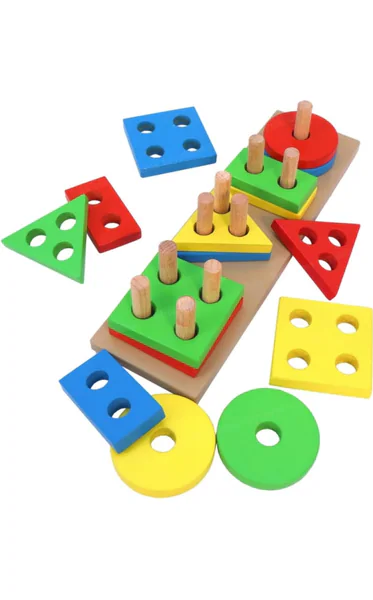 Wooden Shapes Board (4 Column)