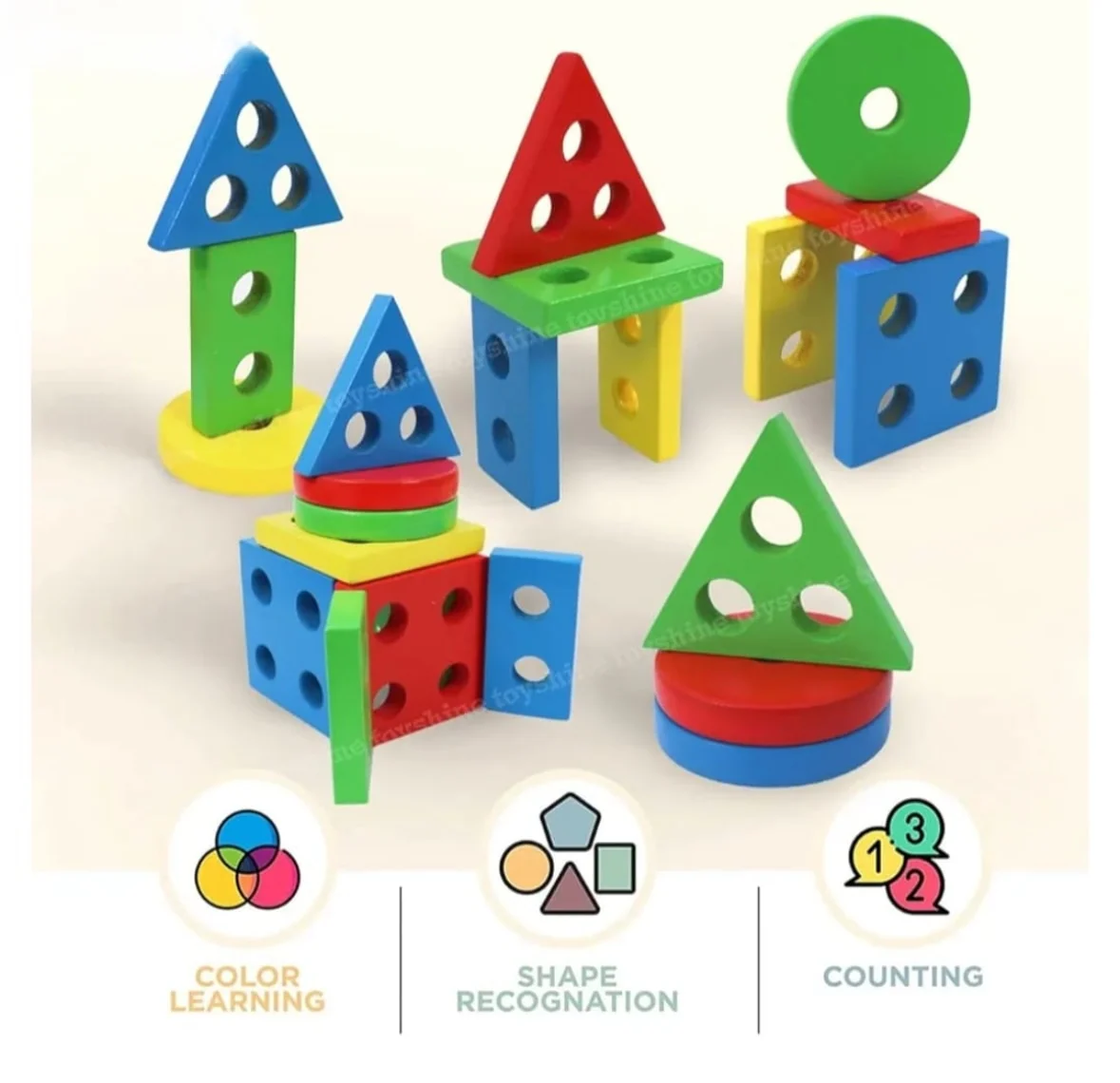 Wooden Shapes Board (4 Column) – photo 3