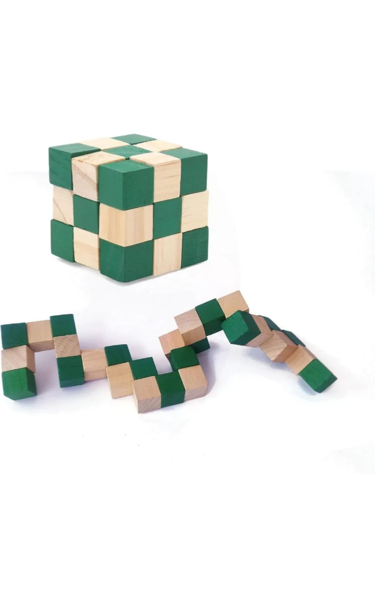Wooden Snake Cube