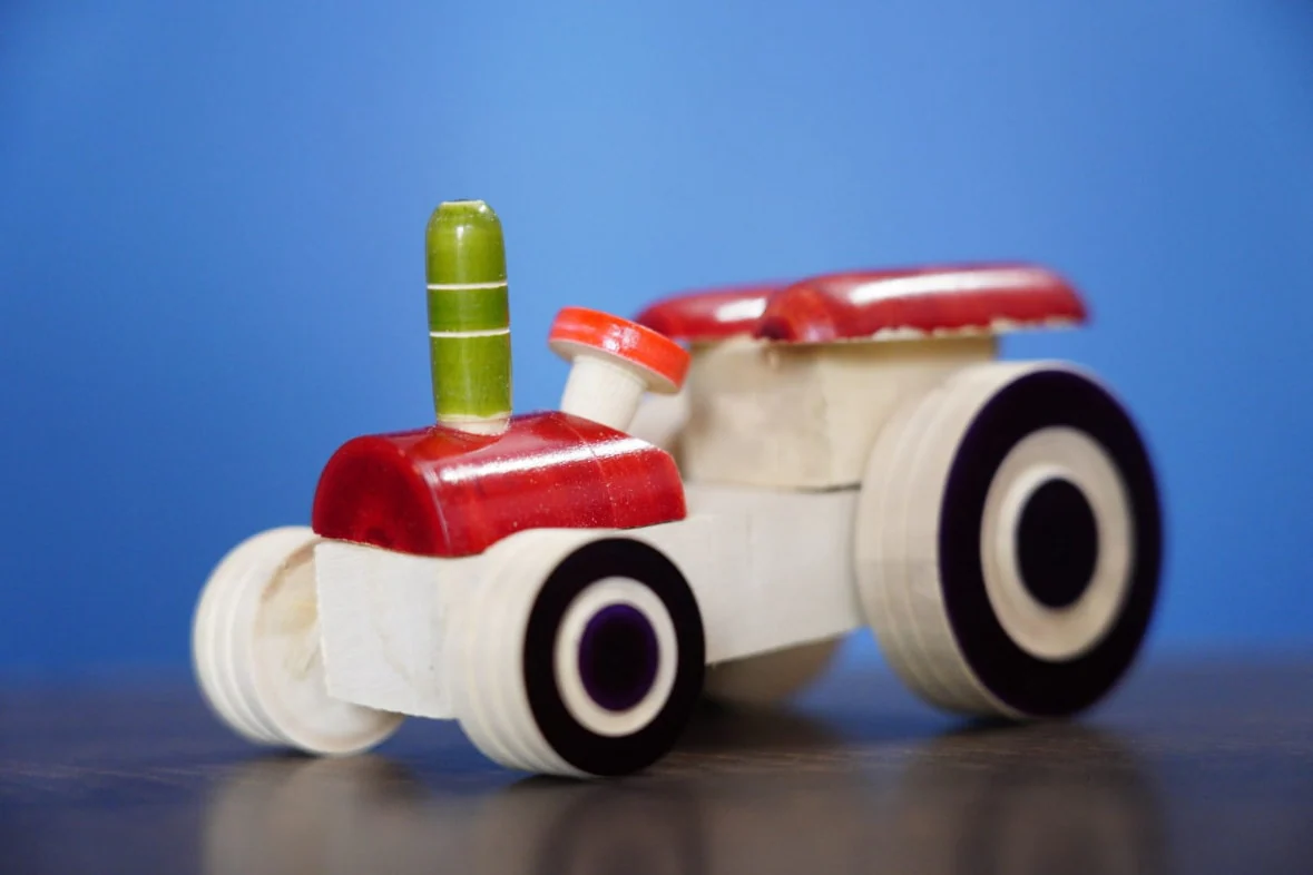 Wooden Tractor Toy