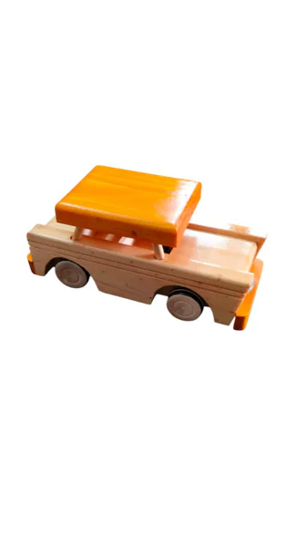 Wooden Vintage Fiat Car